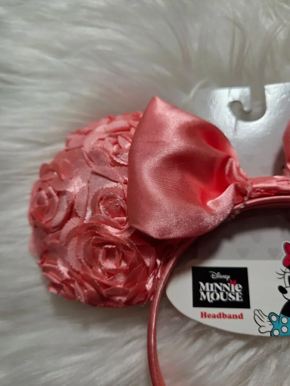 Rose Petal Design Minnie Mouse Ears